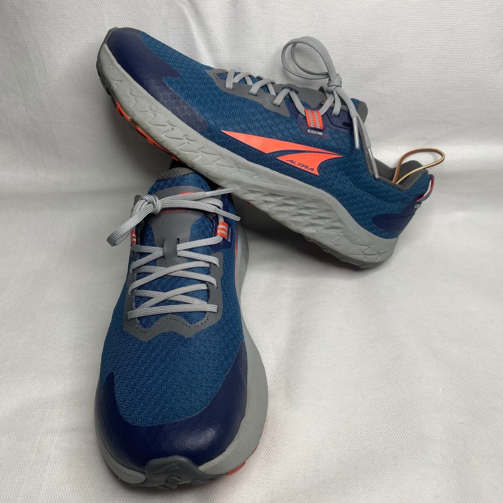 Altra Outroad 3 Trail Running Shoes Mens Size US 10.5 Bold Aqua Neon Orange
